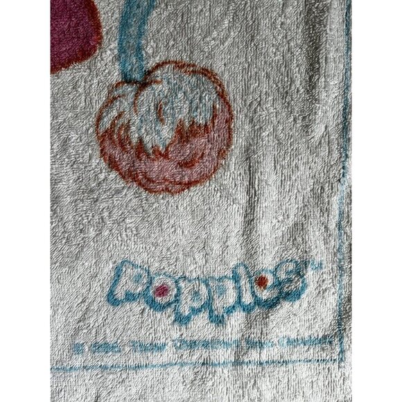Popples Ice Cream Print Vintage Beach Towel 1986 Mattel Hasbro Rare Collectable - Picture 2 of 8